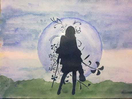 Silouette - stencil-in-moonlight - Pia Drescher - Array auf Array - Array - Array Silouette - stencil-in-moonlight - Pia Drescher - Array auf Array - Array - Array