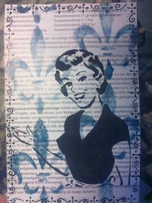 Retro - stencil - Pia Drescher - Array auf Array - Array - Array Retro - stencil - Pia Drescher - Array auf Array - Array - Array