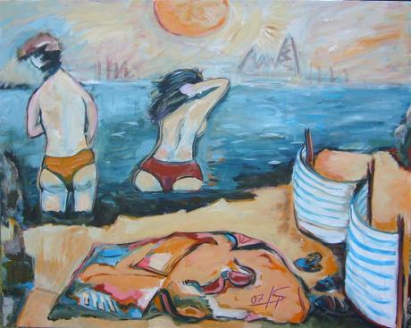 ---Am Strand - Karl-Heinz Schicht - Array auf Array - Array - Array