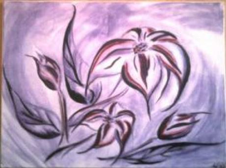 Lila Flowers - Haschberger - Array auf Array - Array - Lila Flowers - Haschberger - Array auf Array - Array -