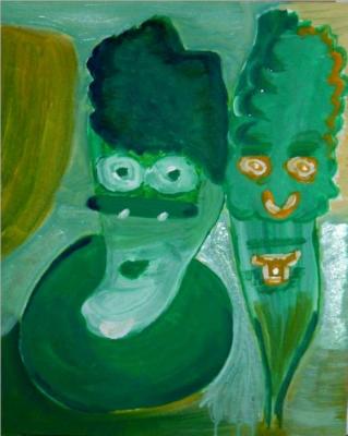 Kiwi-woman and banana-men - swetlana Sweta - Array auf Array - Array - Kiwi-woman and banana-men - swetlana Sweta - Array auf Array - Array -