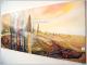 Abstrakte Collage Toskana Landschaft Abstrakte Collage Toskana Landschaft