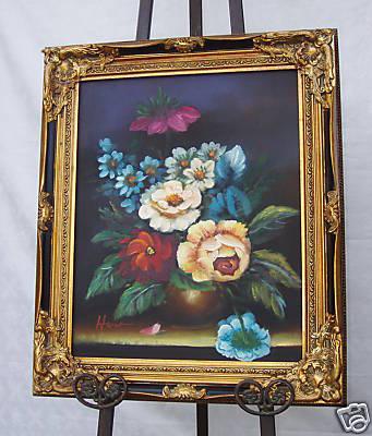 KLASSISCHES ÖLGEMÄLDE BLUMEN STILLEBEN IM A - simon ebner - Array auf Array - Array - Array KLASSISCHES ÖLGEMÄLDE BLUMEN STILLEBEN IM A - simon ebner - Array auf Array - Array - Array