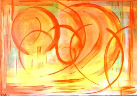 ORANGE - GREEN - Gabriele Pfeiffer - Array auf Array - Array - ORANGE - GREEN - Gabriele Pfeiffer - Array auf Array - Array -