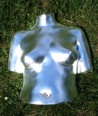 Weiblicher Torso in Blattsilber - Achim Artbody - auf - Array - Weiblicher Torso in Blattsilber - Achim Artbody - auf - Array -