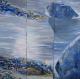 Blaue Lagune - Irmela Hauffe - Ãl auf Leinwand - Meer-GefÃ¼hle - Naturalismus