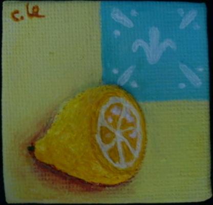 -ein kleines kunstwerk- halbe zitrone - c. lemke - auf - Array - Array -ein kleines kunstwerk- halbe zitrone - c. lemke - auf - Array - Array