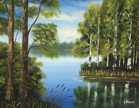 ---Birches on the Water - Gala Bogiel - Array auf Array - Array - Array ---Birches on the Water - Gala Bogiel - Array auf Array - Array - Array