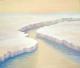 Eismeer 2 - Dagmar Kielau - Acryl-Tempera auf Leinwand - Eis-Meer - Gegenständlich Eismeer 2 - Dagmar Kielau - Acryl-Tempera auf Leinwand - Eis-Meer - Gegenständlich