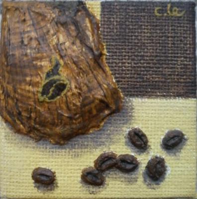 -ein kleines kunstwerk-Kaffeebohnensack - c. lemke - auf Array - Array - Array -ein kleines kunstwerk-Kaffeebohnensack - c. lemke - auf Array - Array - Array