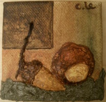 -ein kleines kunstwerk- eichel und kastanie- - c. lemke - Array auf - Array - -ein kleines kunstwerk- eichel und kastanie- - c. lemke - Array auf - Array -