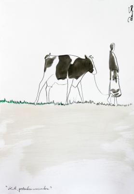 Kuh, gedankenversunken - Roland - Rossner - Array auf Array - - Kuh, gedankenversunken - Roland - Rossner - Array auf Array - -