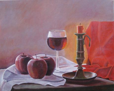 Rote Äpfel und ein bisschen Wein - Mircea Cozma - Array auf Array - Array - Array Rote Äpfel und ein bisschen Wein - Mircea Cozma - Array auf Array - Array - Array