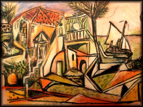 Fischerdorfszene - Max Strammer - Array auf Array - Array - Array Fischerdorfszene - Max Strammer - Array auf Array - Array - Array