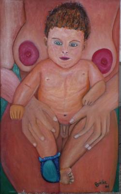 leon mutter mit baby kinder malerei - brigitte gawron - auf - Array - leon mutter mit baby kinder malerei - brigitte gawron - auf - Array -