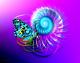 Schmetterlingszauber - Gabriele Nedilka - DigitaleKunst auf  - Fantastisch-Freude - Abstrakt-ActionPainting