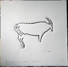 Ibex Holzschnitt - Rafael Sanz - Array auf - - Ibex Holzschnitt - Rafael Sanz - Array auf - -