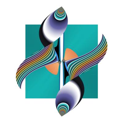 Ying Yang Magenta - Bodo Fractalia - Array auf - Array - Ying Yang Magenta - Bodo Fractalia - Array auf - Array -