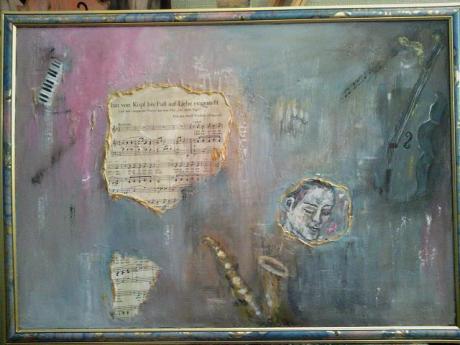 Collage mit Noten - Ulrike Herz - Array auf Array - Array - Collage mit Noten - Ulrike Herz - Array auf Array - Array -