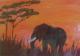 Afrikanischer Elefant - Sonja Deutschendorff - Acryl auf Papier - Elefanten - Afrikanischer Elefant - Sonja Deutschendorff - Acryl auf Papier - Elefanten -