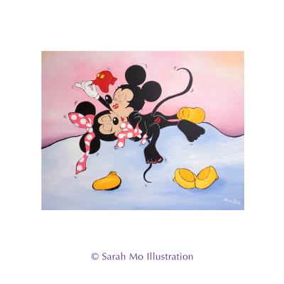 Leinwand Mickey Mäuse - Sarah Mo Illustration - Array auf Array - - Leinwand Mickey Mäuse - Sarah Mo Illustration - Array auf Array - -