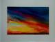 Sonnenuntersgangsfarben - Ulrike Gloerfeld - auf Papier - Abstrakt - Abstrakt Sonnenuntersgangsfarben - Ulrike Gloerfeld - auf Papier - Abstrakt - Abstrakt
