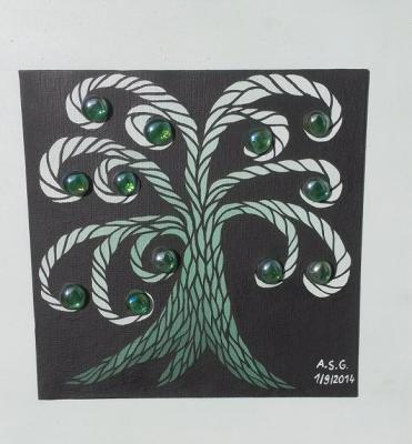 Tree of Green Glasses - Annegret Sigrid Gick - Array auf Array - Array - Array Tree of Green Glasses - Annegret Sigrid Gick - Array auf Array - Array - Array