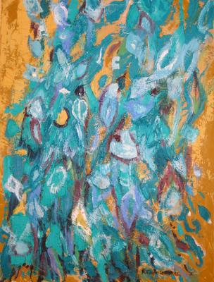 Komposition Blau - Radmila Curcic - auf - Array - Komposition Blau - Radmila Curcic - auf - Array -