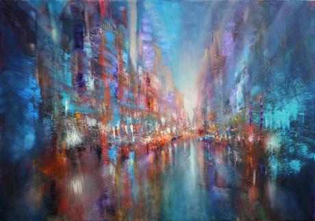 Die blaue Stadt - Annette Schmucker - Array auf - Array - Array Die blaue Stadt - Annette Schmucker - Array auf - Array - Array