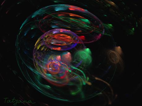 Ein Sphärisches Universum (Digital Kunst) - Tetyana Vasylyeva - Array auf  - Array - 